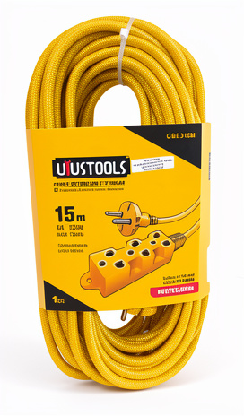 CABLE EXTENCION C/3 TOMAS PROFESIONAL 15 METROS -  CBE3145M