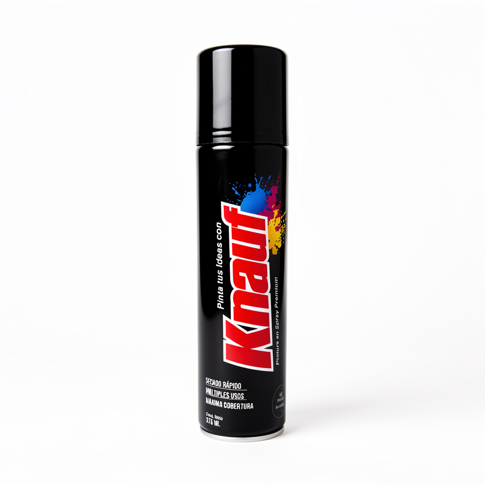 PINTURA SPRAY NEGRO BRILLANTE #11 KNAUFF