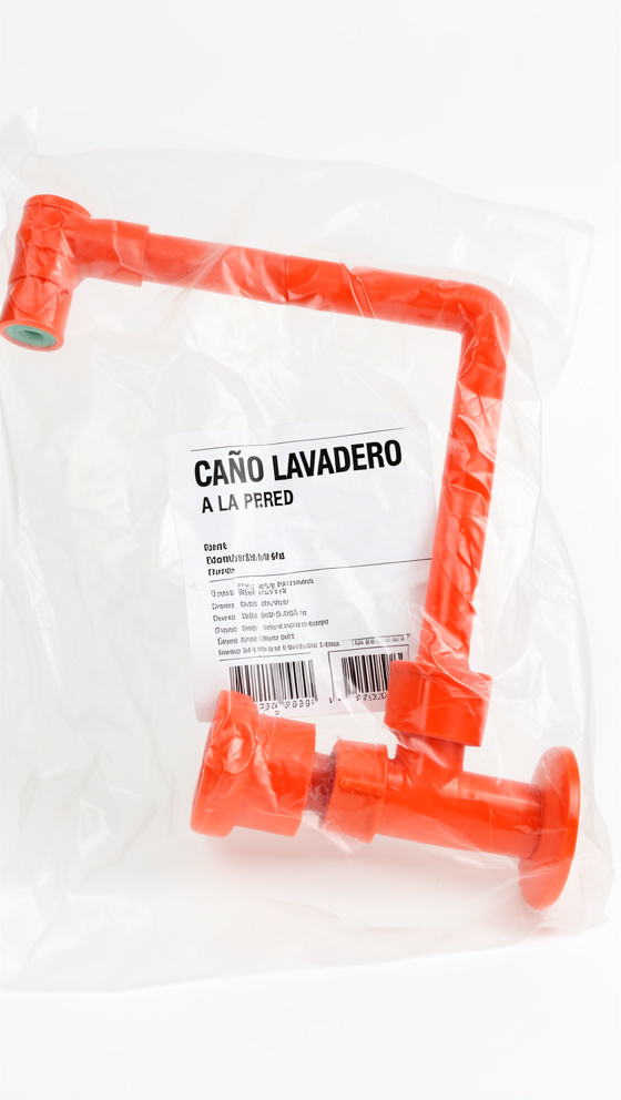 CAÑO LAVADERO A LA PARED PVC COLORES