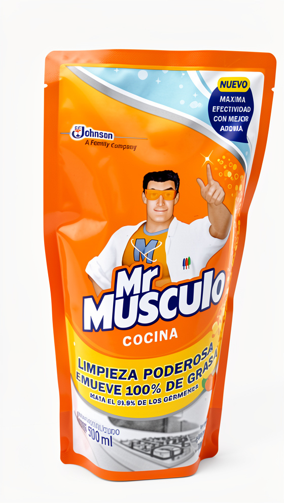 REPUESTO  DE QUITA GRASA  MR MUSCULO 500 ML