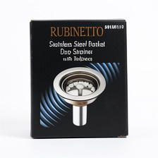 CANASTILLA DESAGUE ACERO INOXIDABLE RUBINETTO 4"