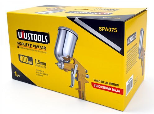 SOPLETE DE PINTAR 400MOL 1.5MM BOQUILLA VISCOSIDAD BAJA UYUSTOOLS   SPA075