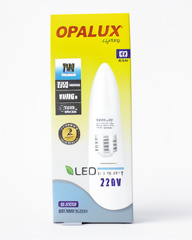 FOCO VELA LED 7 W  LUZ BLANCA OPALUX