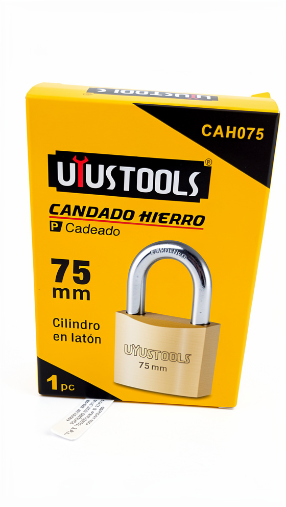 CANDADO HIERRO DE 75 MM UYUSTOOLS CAH075