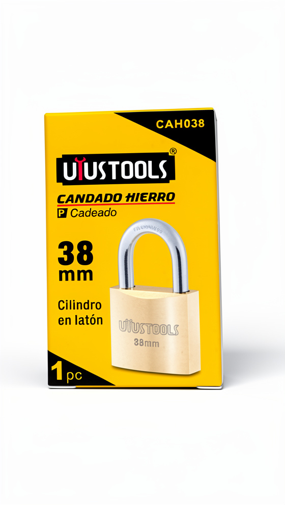 CANDADO HIERRO DE 38 MM CAH038