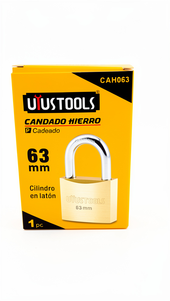 CANDADO HIERRO DE 63 MM UYUSTOOLS CAH063