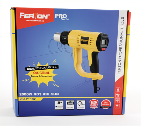 PISTOLA DE CALOR  PROFESIONAL FERTON 2000W