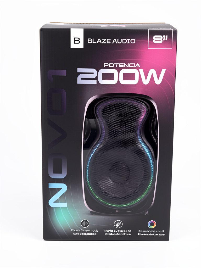 Parlante Blaze audio 8 200w audioinsumos 43647