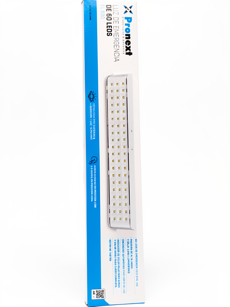 LUZ DE EMERGENCIA PRONEXT 60 LEDS 25001 audioinsumos