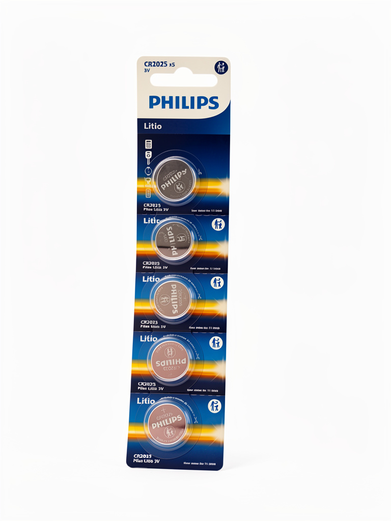 Pila Philips tipo botón CR 2025 LITIO 15031 AUDIOINSUMOS