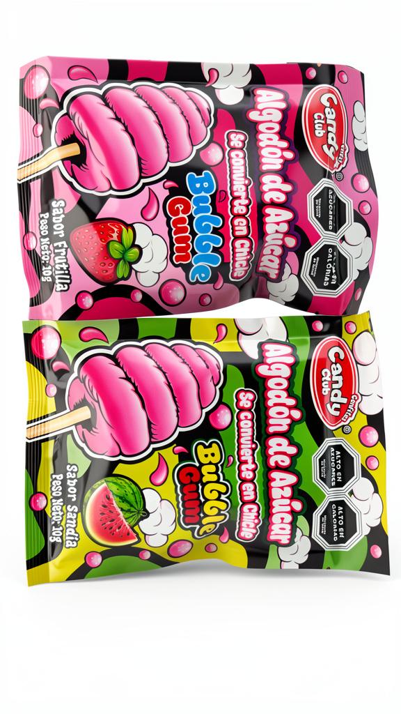Algodón de azúcar chicle