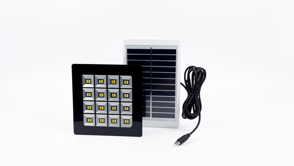 Lampara panel solar
