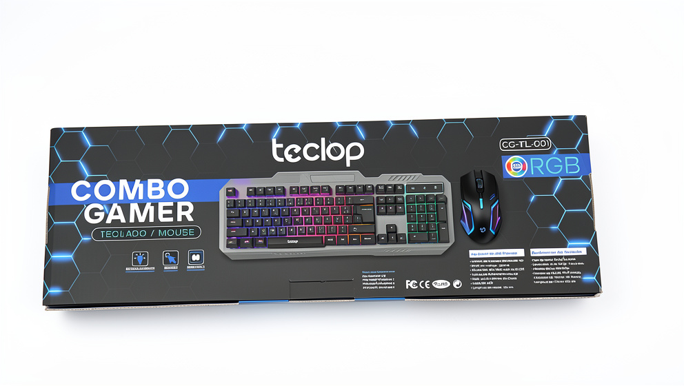 Teclado gamer + mouse
