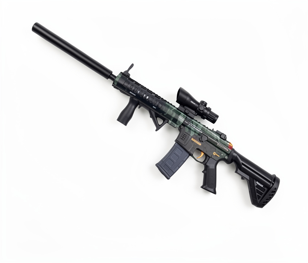 Pistola hidrogel rifle
