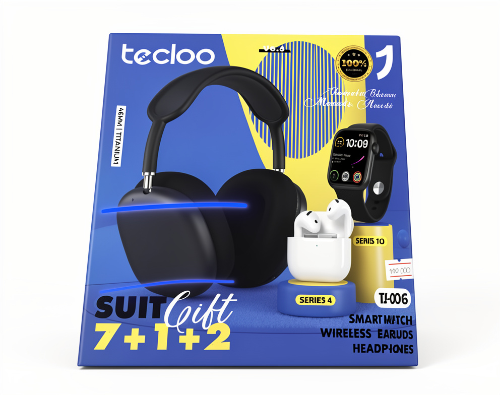 Combo Diadema + Airpods + Reloj