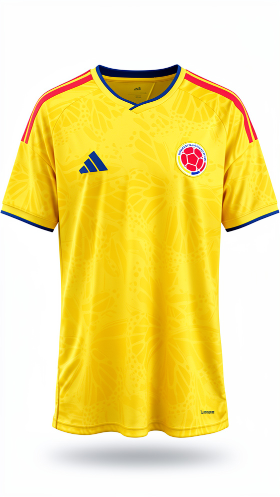 Camiseta selección Colombia amarilla hombre (Con caja)
