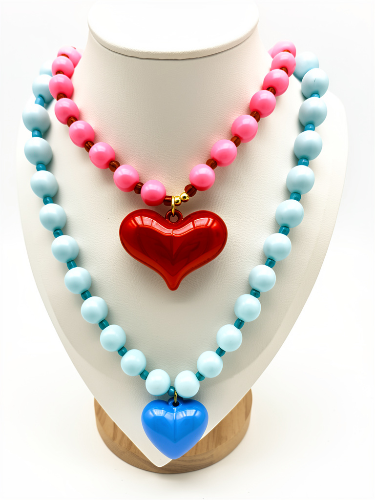 Collar perlas de color