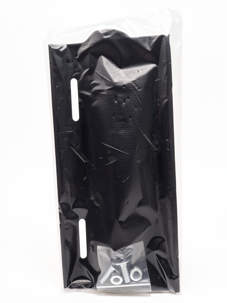 porta placa negro