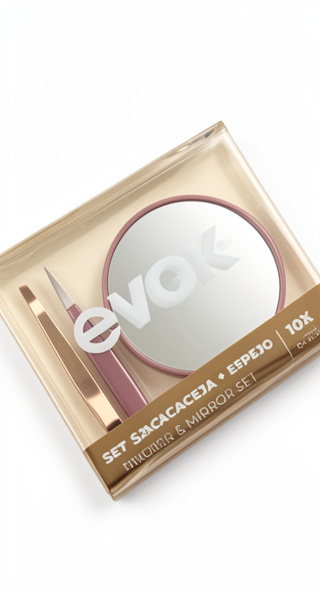 Set de Saca Cejas Con Espejo