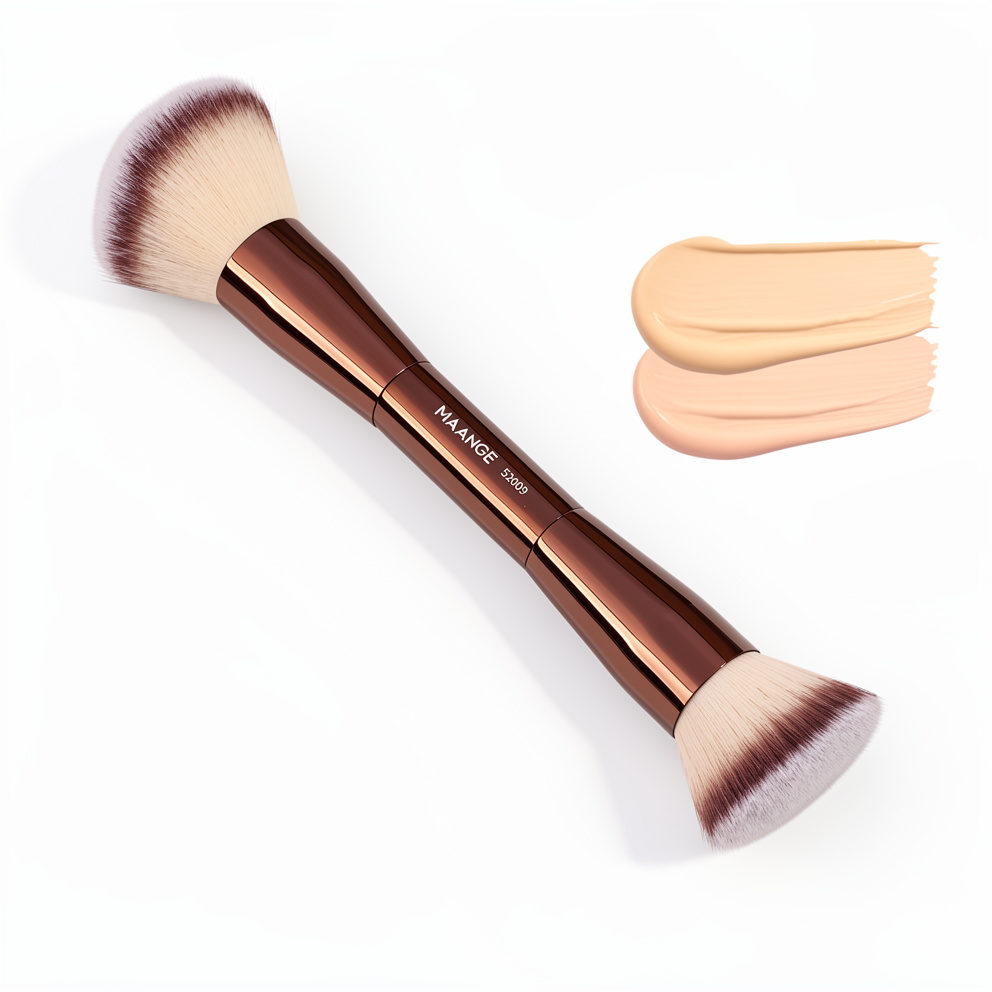 MAANGE Brocha Doble Para Base y Polvo
