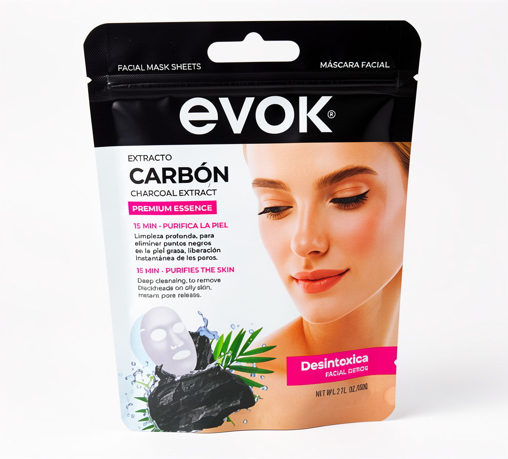 Mascarilla Carbón Activado Evok