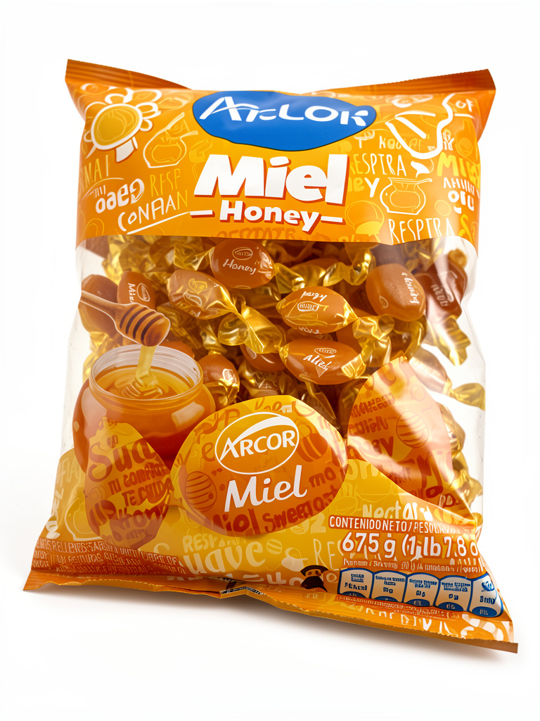 Miel de abeja caramelo