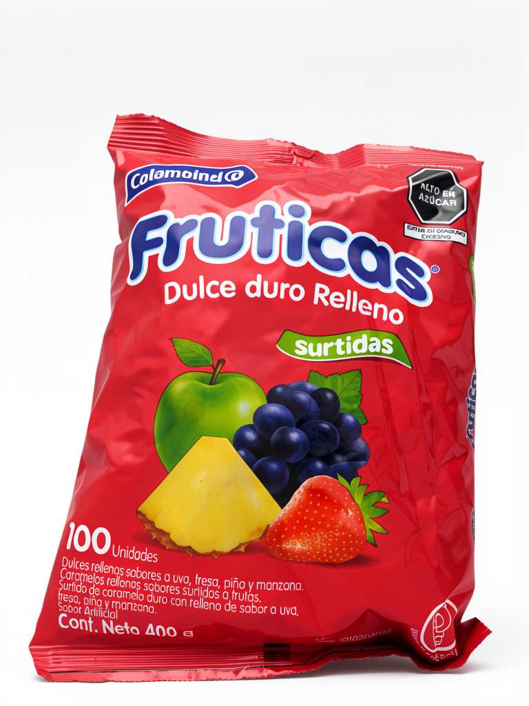 Caramelo duro fruticas