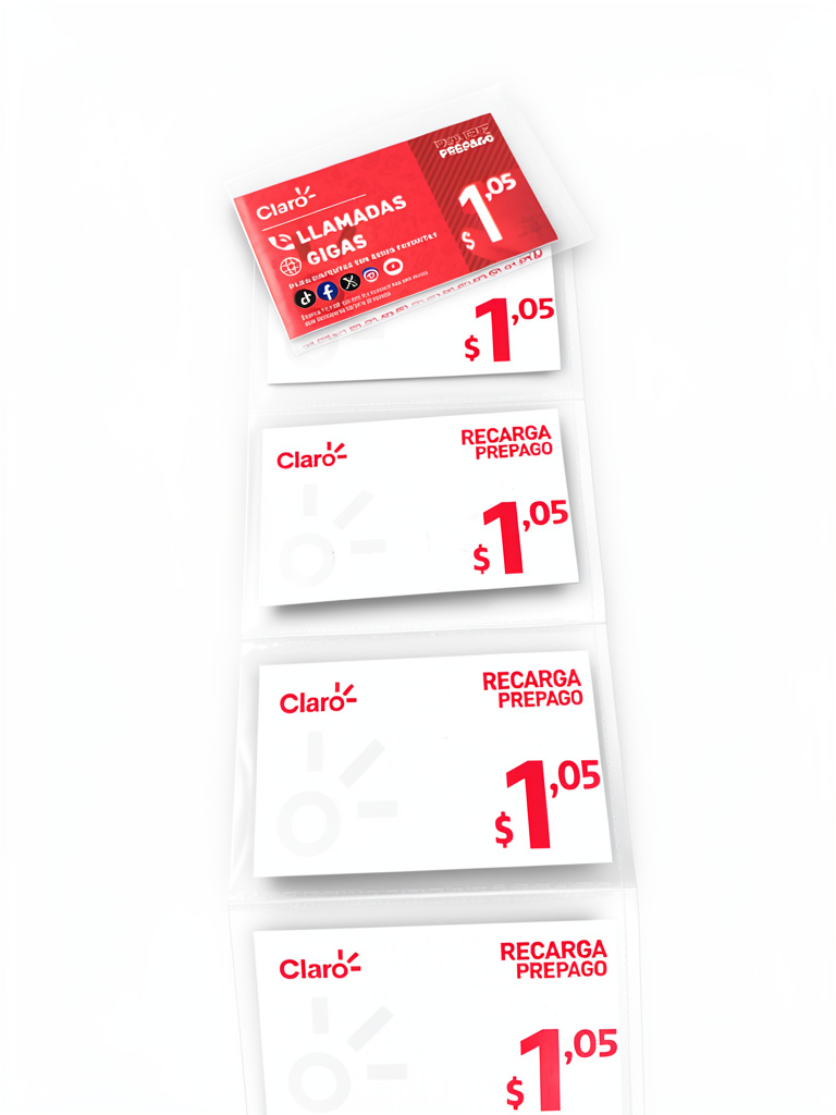 Tarjetas claro