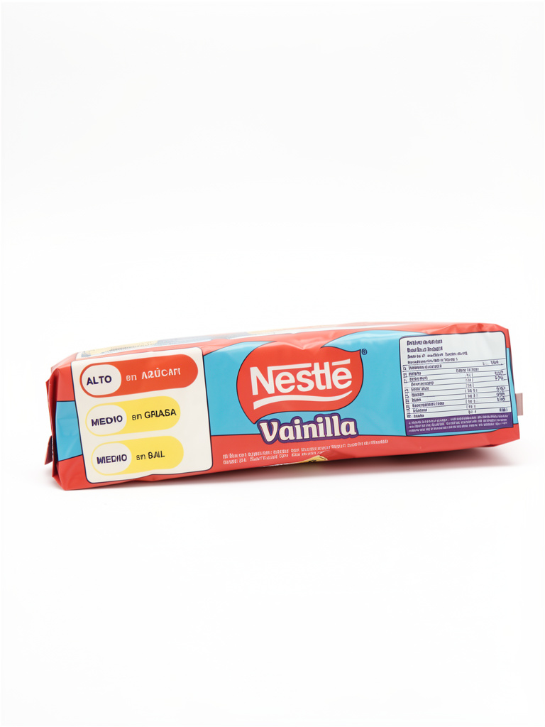 Galleta vainilla cuadrada