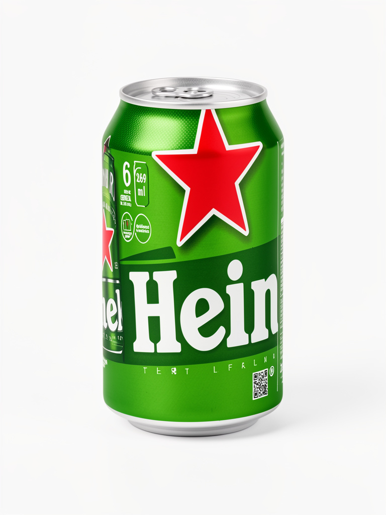 Cerveza en lata heinekem