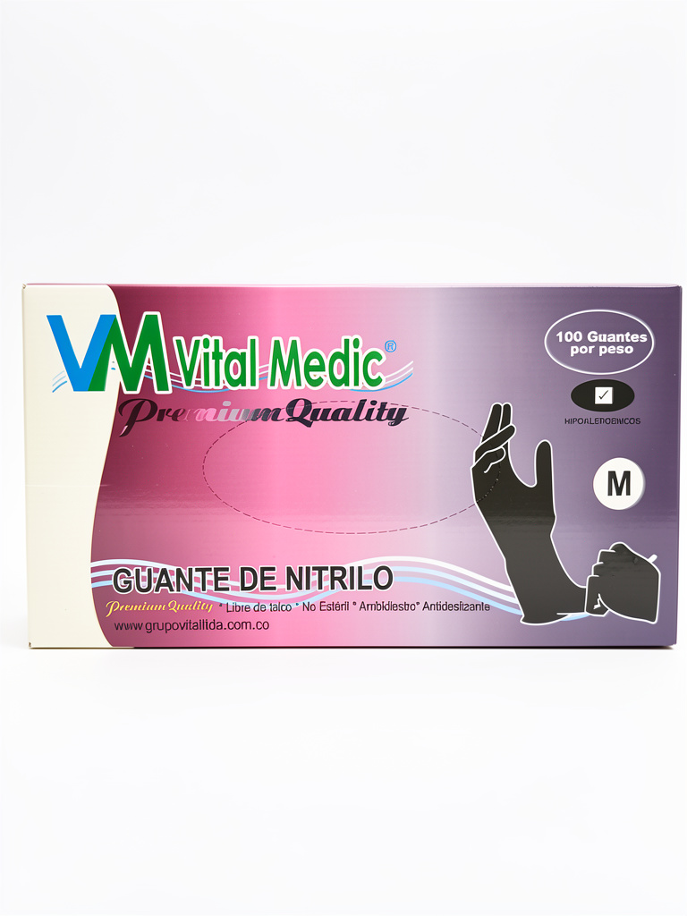 Guantes de nitrilo talla m