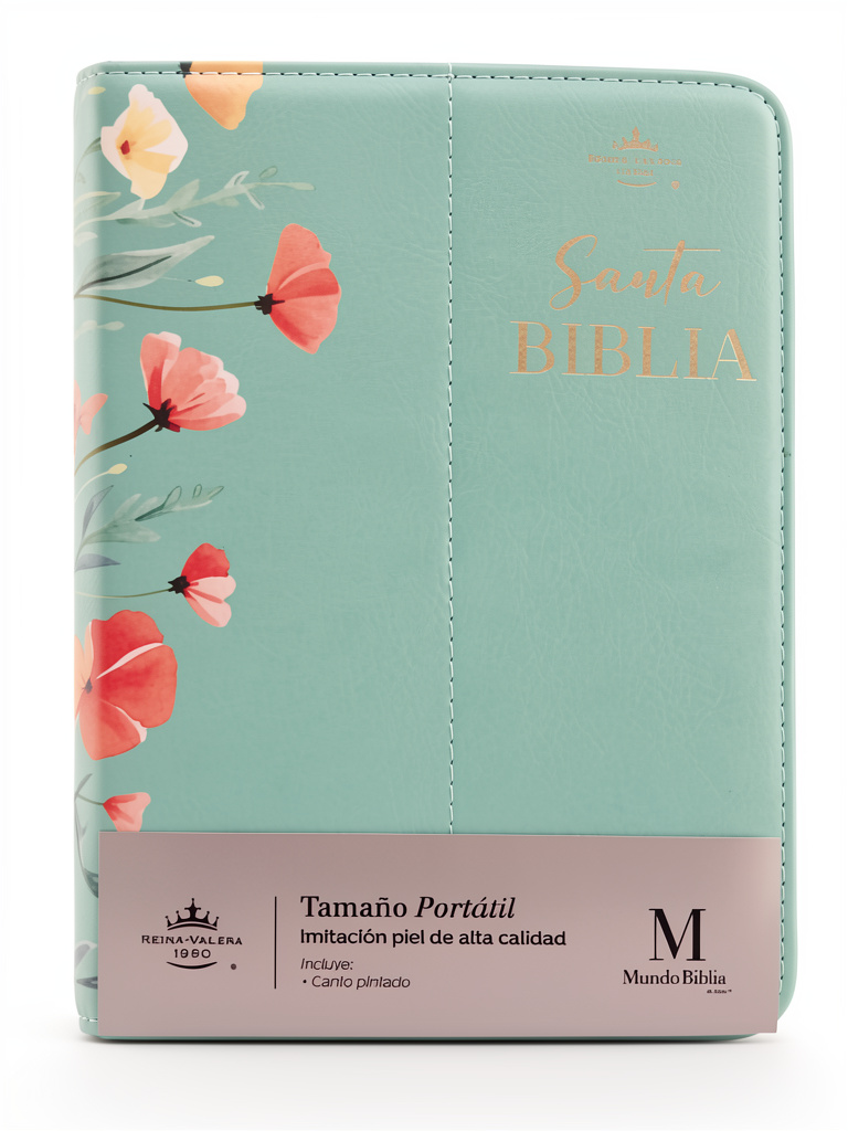 Biblia RV 60 LG flores