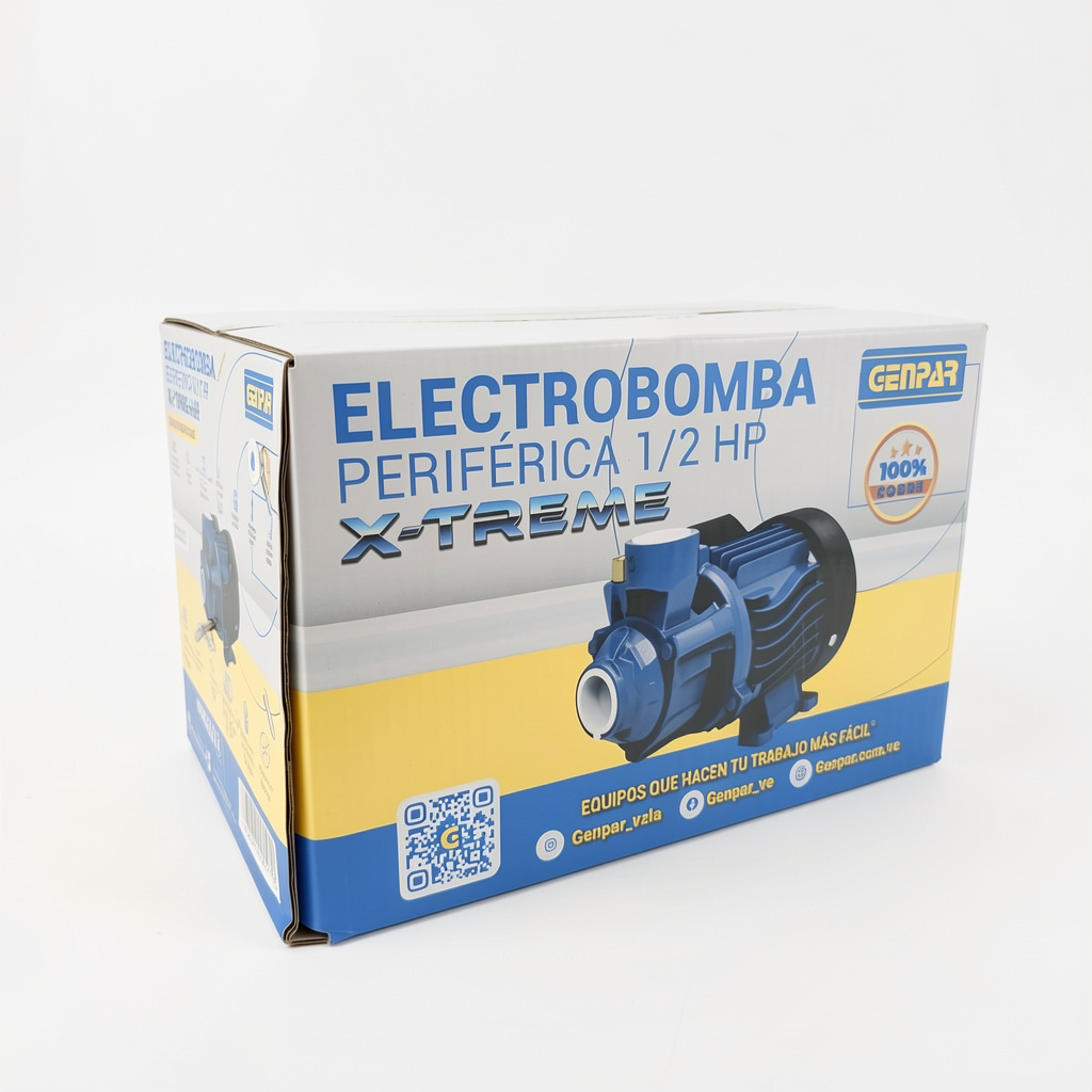 Bomba Periférica Genpar Xtreme 1/2HP