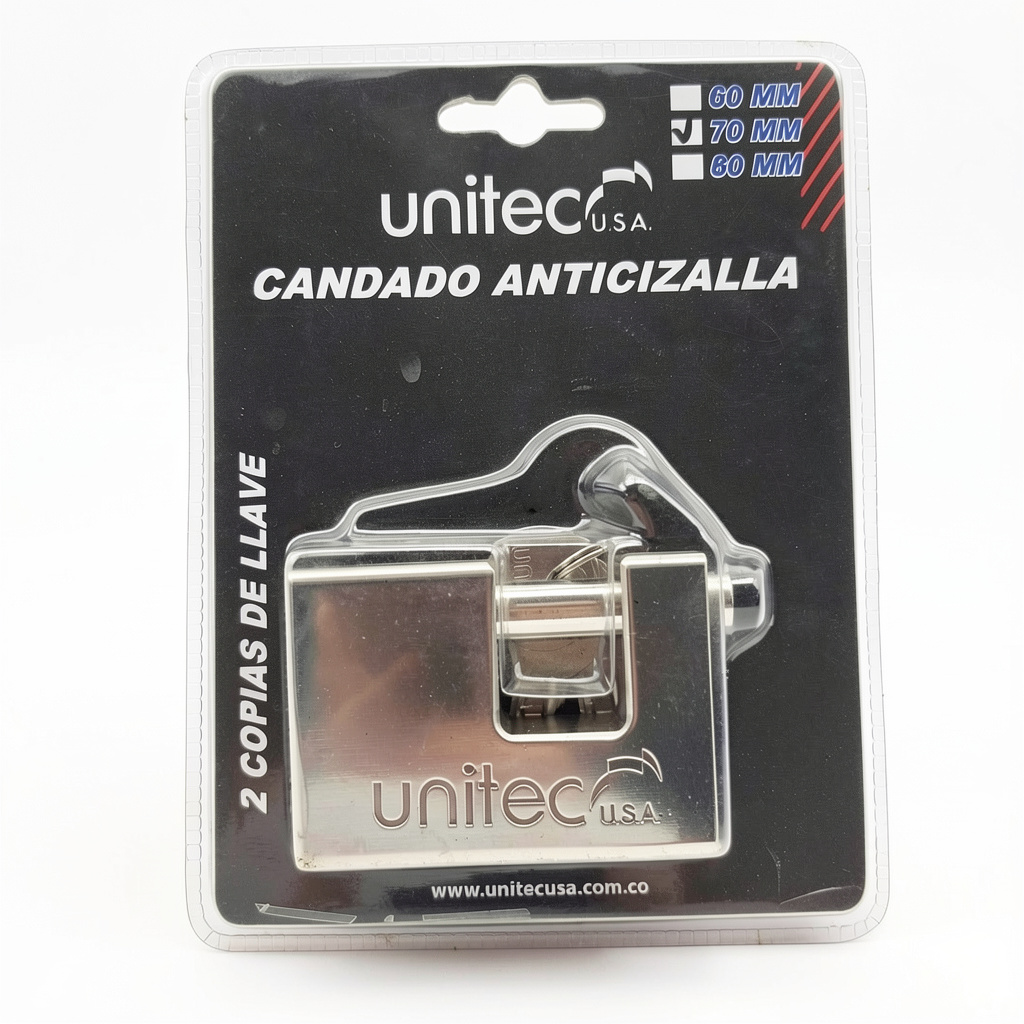 Candado anticizalla 70mm UNITEC