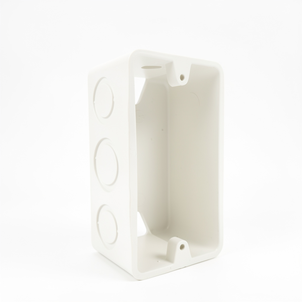 Cajetin PVC 4x2" Blanco Macoplas