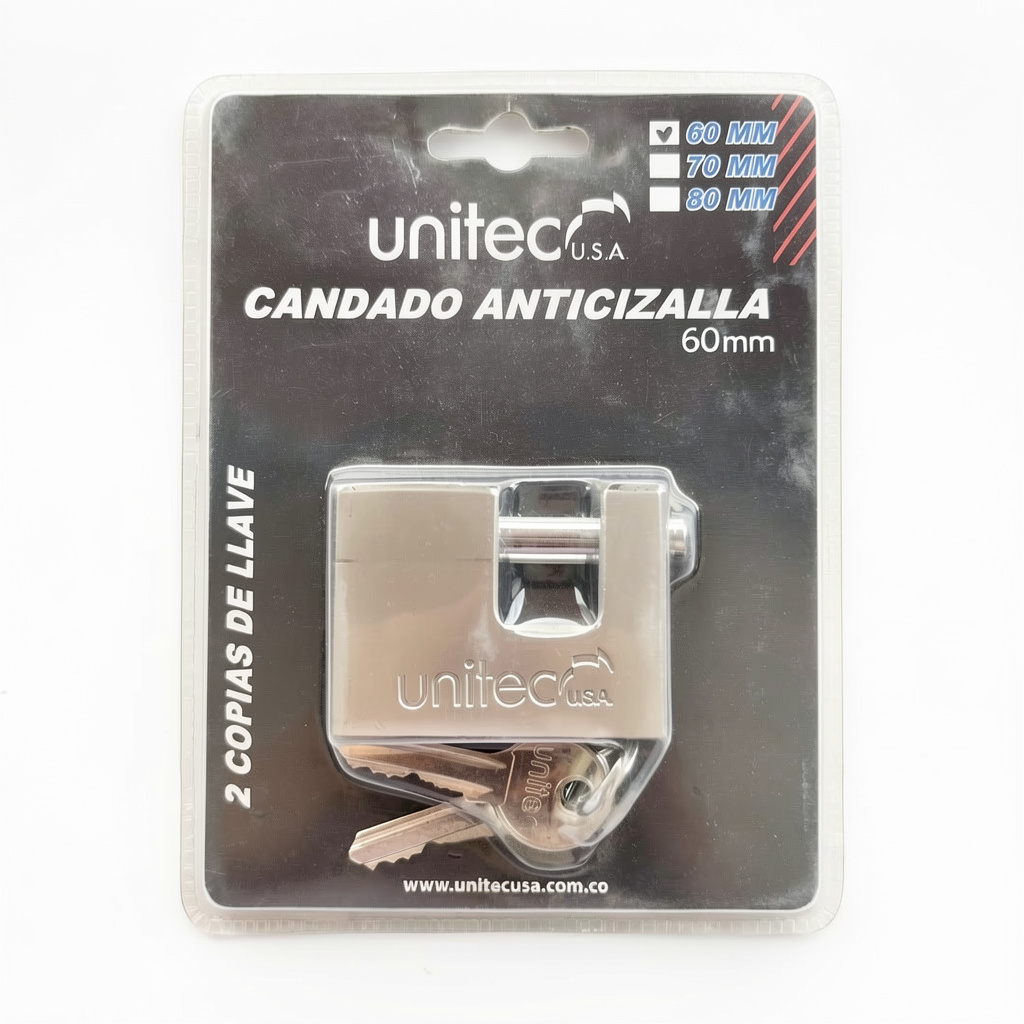Candado anticizalla 60mm UNITEC