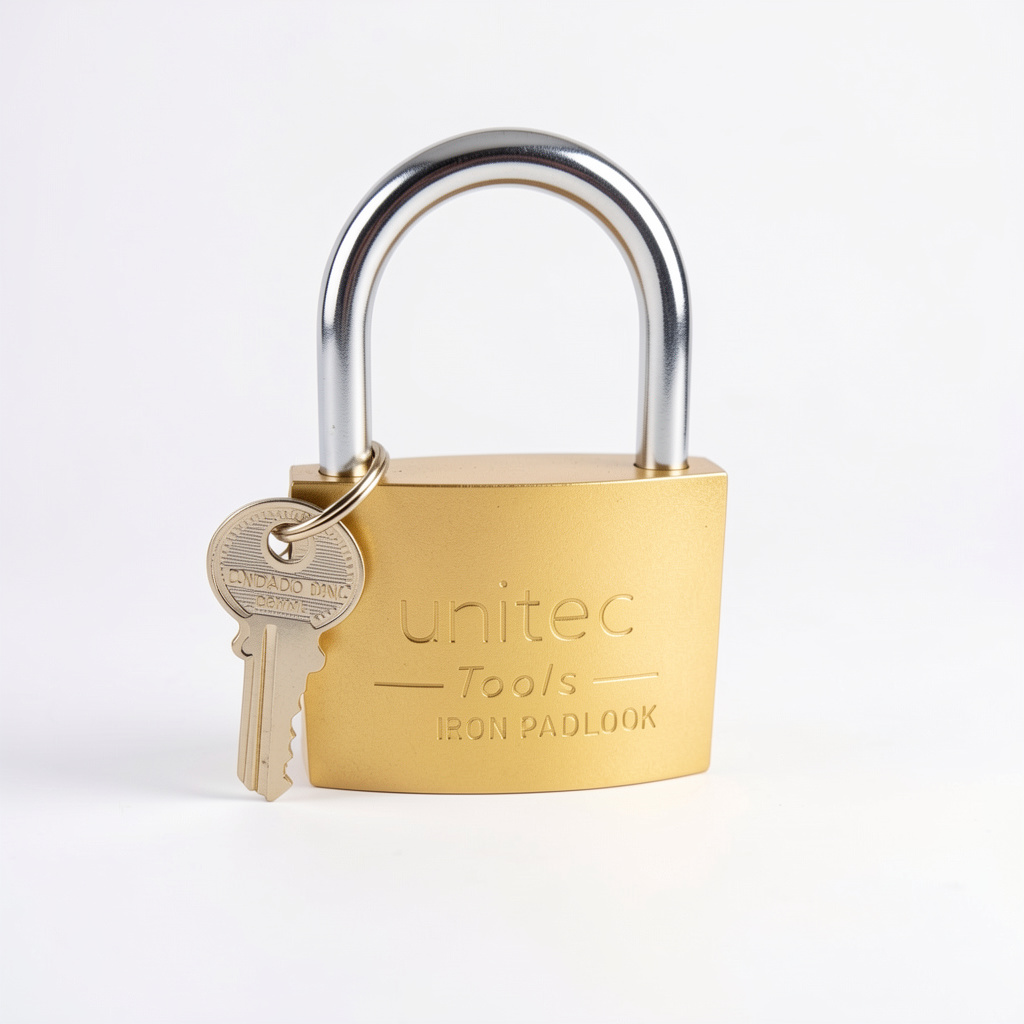 Candado Dorado 60mm Unitec