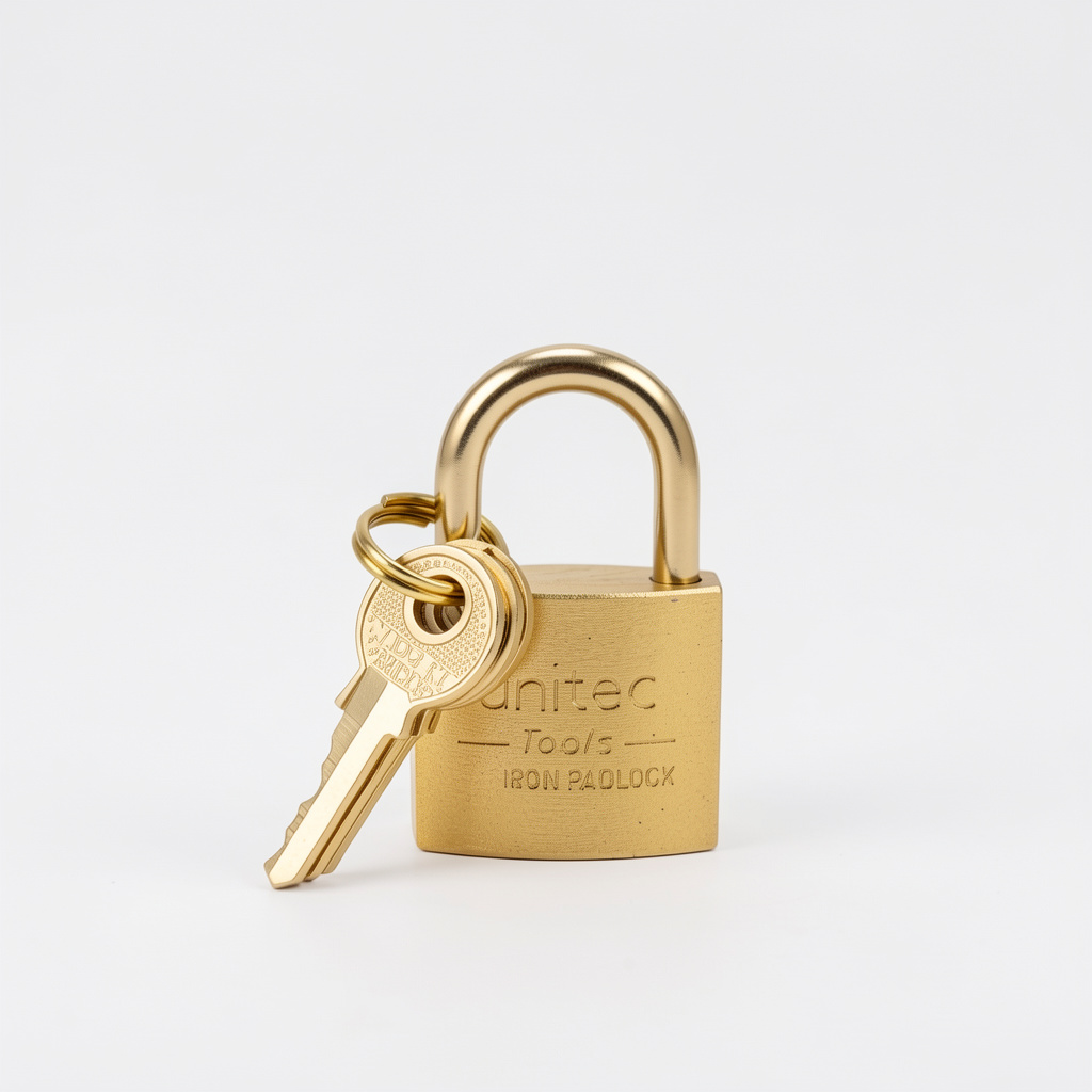 Candado Dorado 30mm Unitec