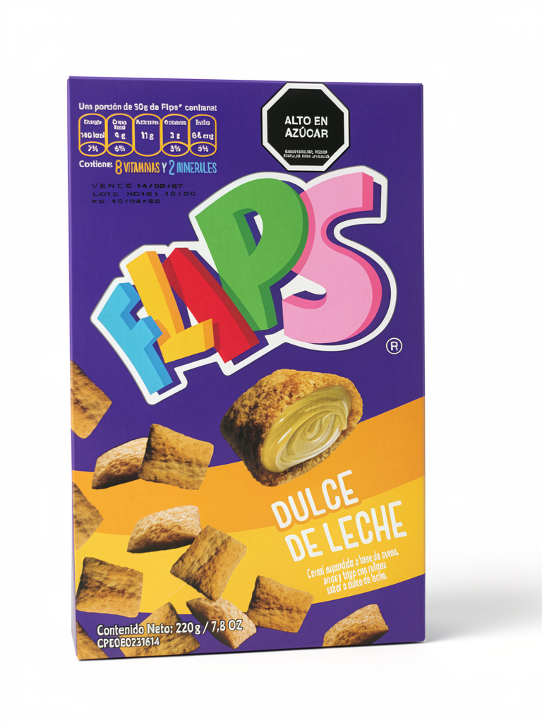 FLIPS DULCE DE LECHE 220GR