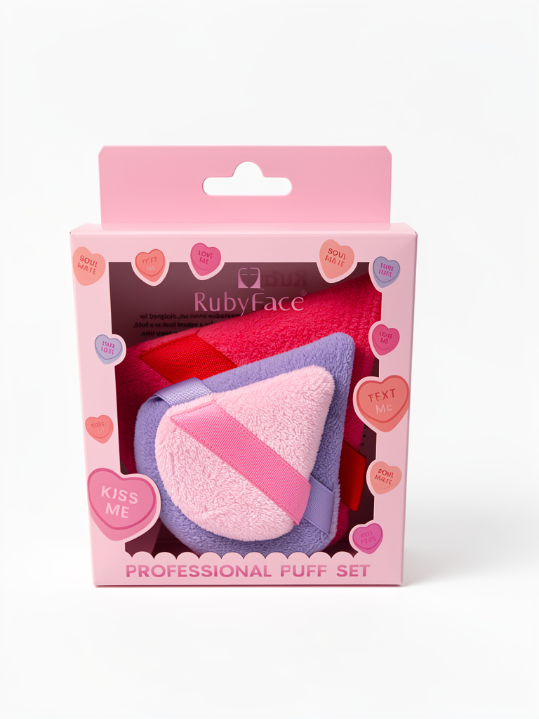 SET 3 BORLAS RUBY FACE