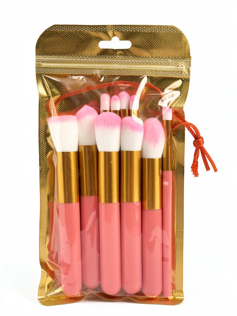 BROCHAS KABUKI X10 ROSADAS