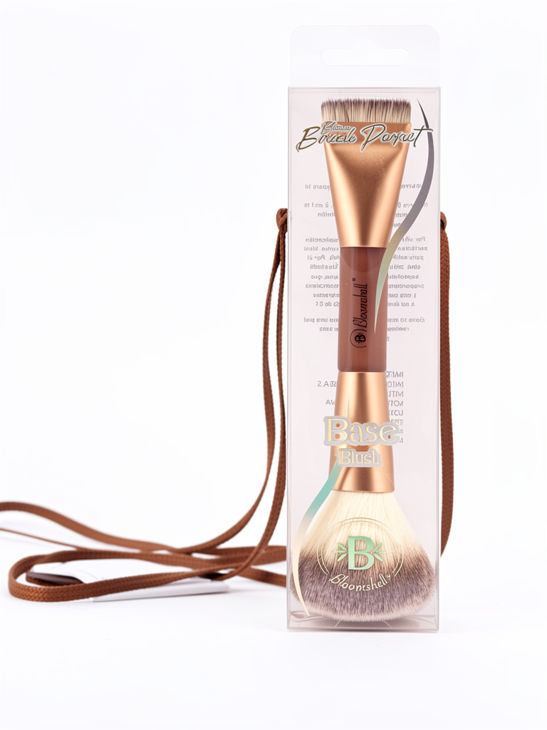 BROCHA DOBLE PARA RUBOR-BASE BLOOM
