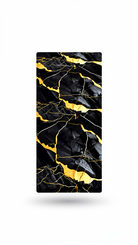 ROLLO ADHESIVO NEGRO CON DORADO