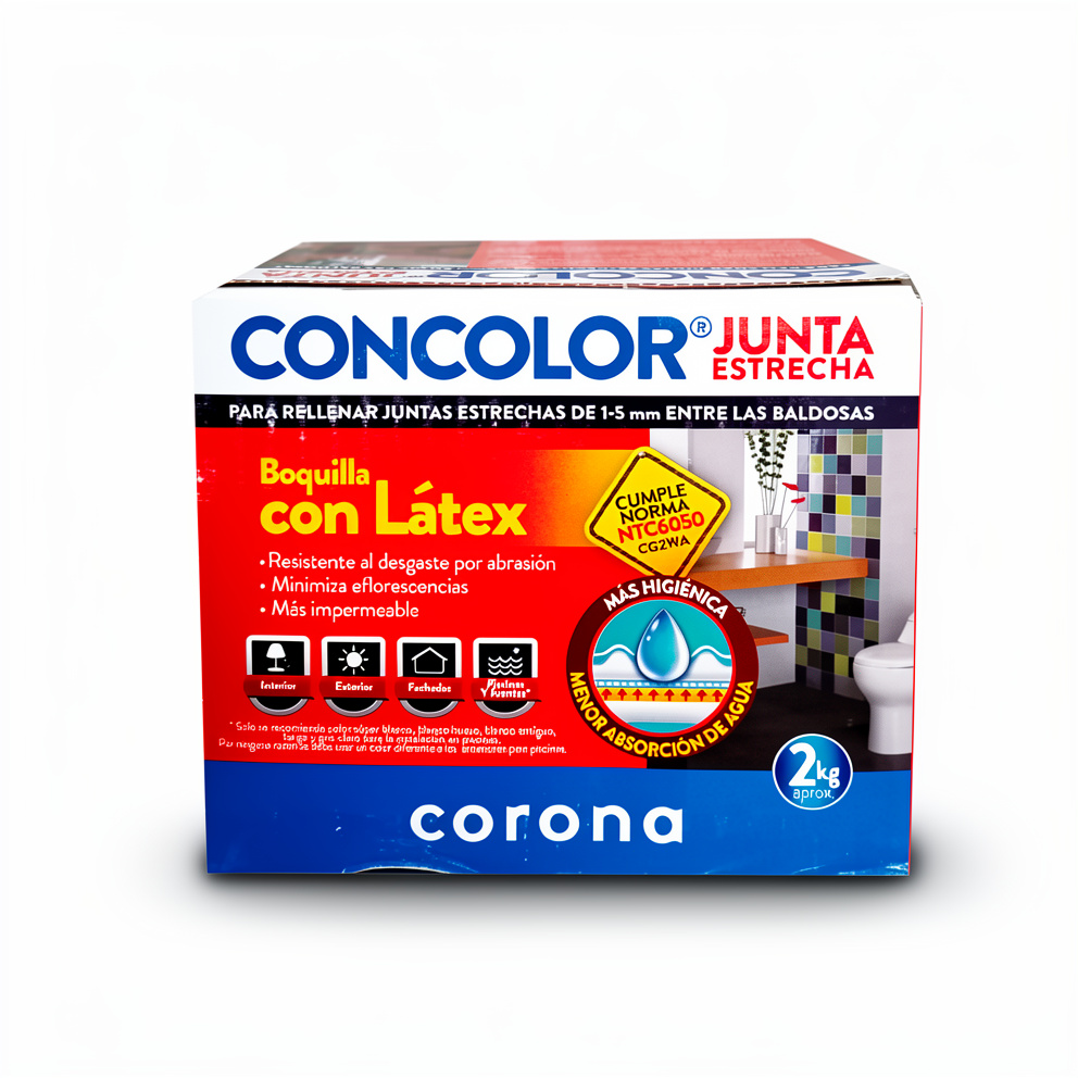 FRAGUA CONCOLOR CORONA GRIS CEMENTO X2K