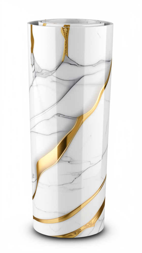 ROLLO ADHESIVO BLANCO CON DORADO APACO