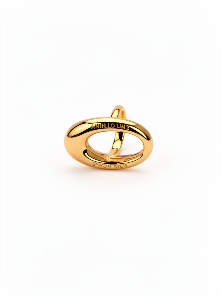 Anillo aurora bañado en oro