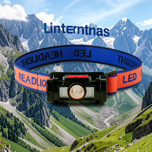 Linterna frontal recargable