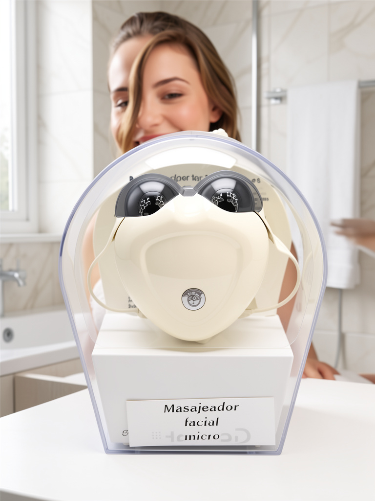Masajeador facial micro corriente