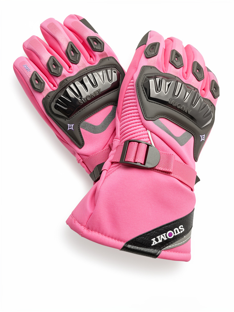 Guantes suomy pink