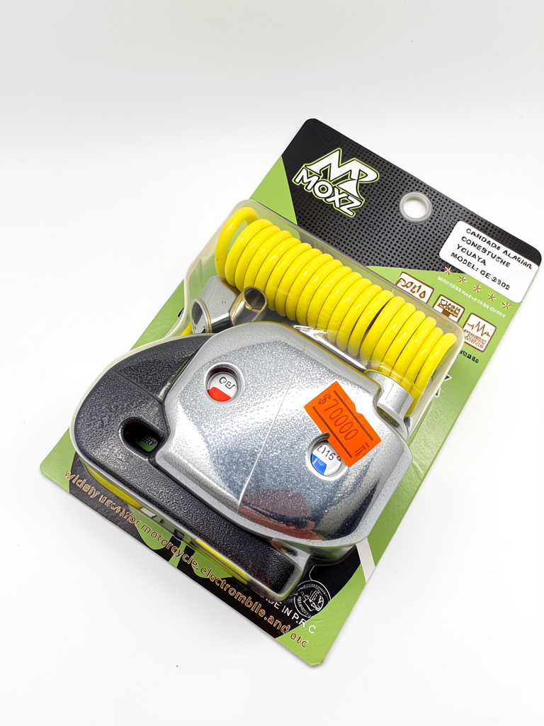 Candado alarma disco con estuche